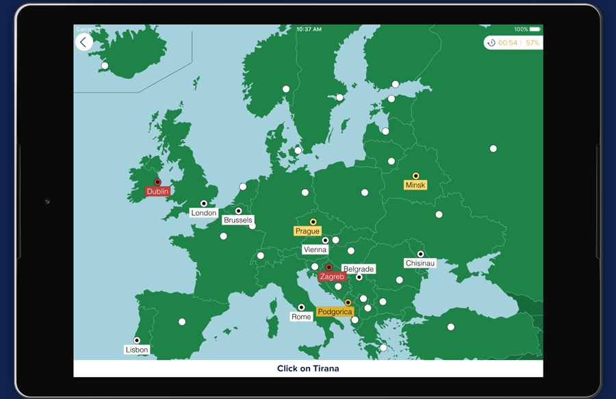 Seterra, una app lúdica para aprender geografía
