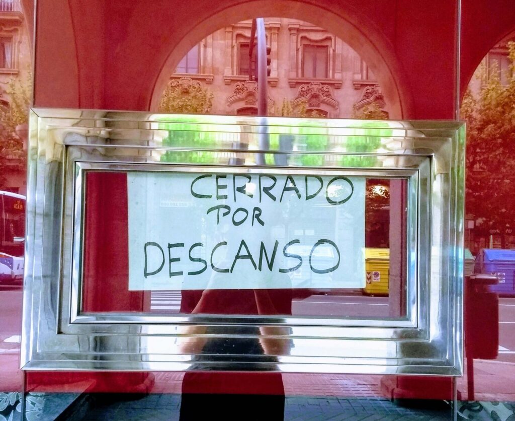 fuera de la oficina