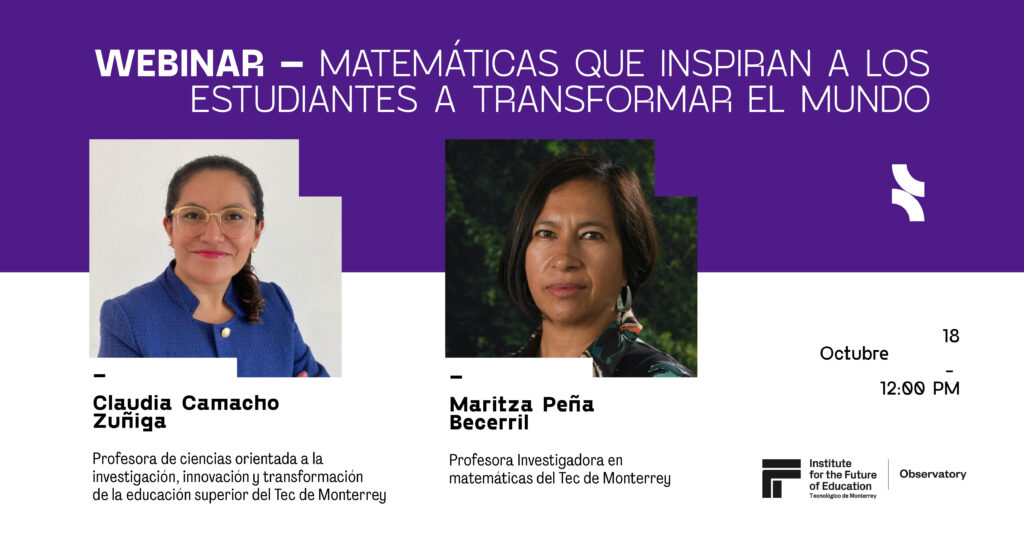 Webinar de matemáticas que inspiran