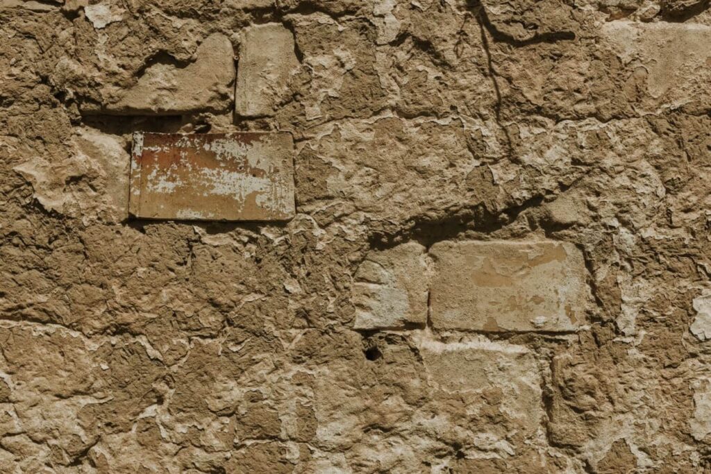 Un muro de piedras