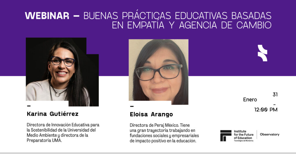 Webinar Observarorio para el Instituto del futuro de la educación del Tec de Monterrey