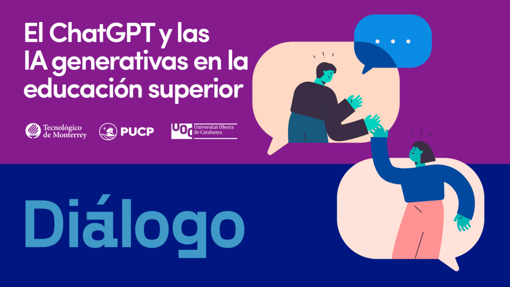 imagen de dialogo chatpt e IA en la educación