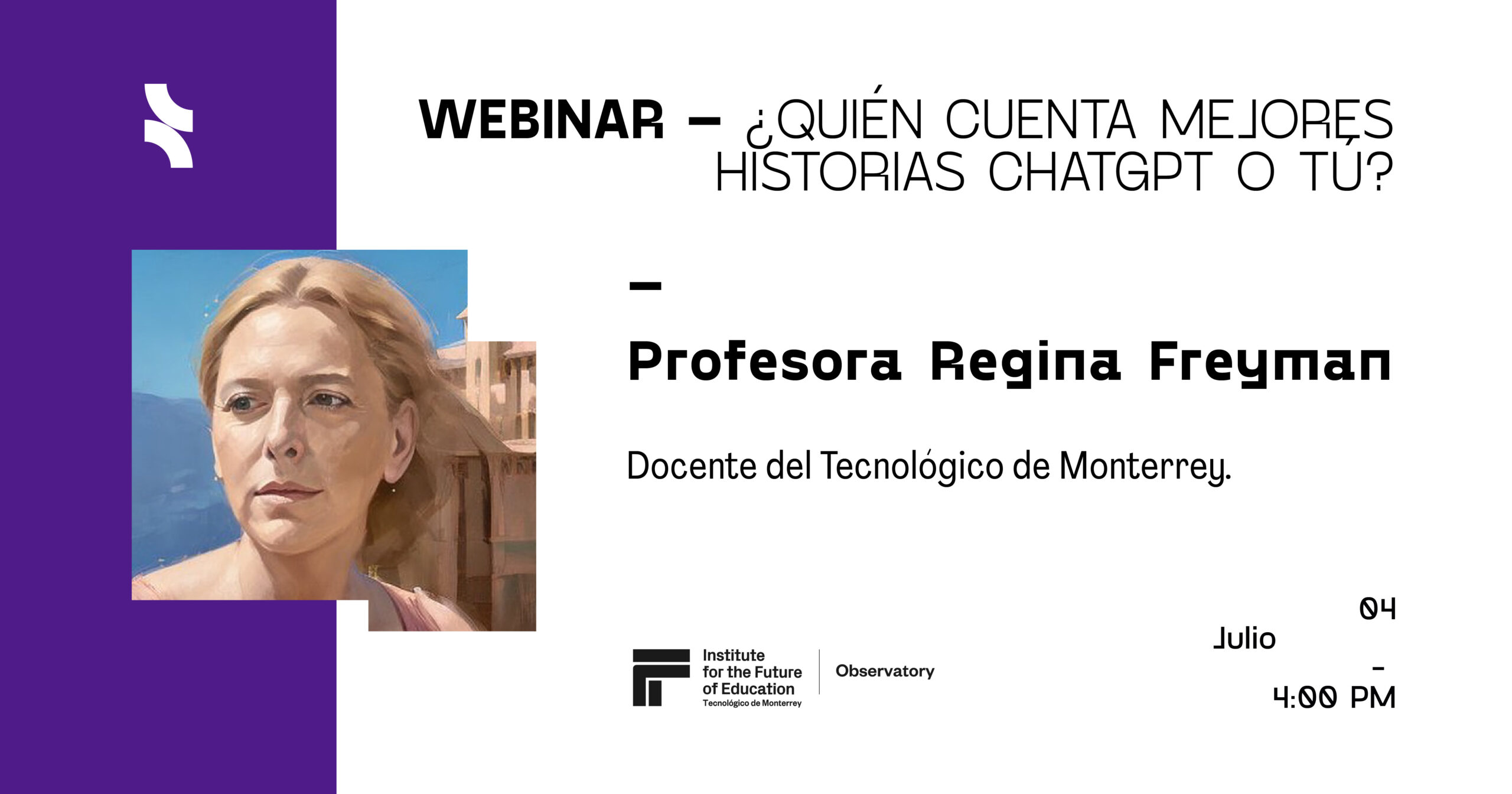 Webinar Historias IA con Regina Freyman