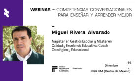 Webinar: Competencias conversacionales para enseñar y aprender mejor con Miguel Rivera Alvarado