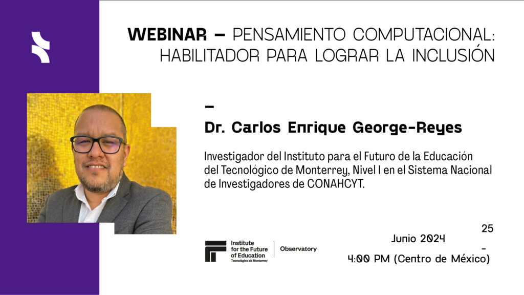 Webinar sobre Pensamiento Computacional
