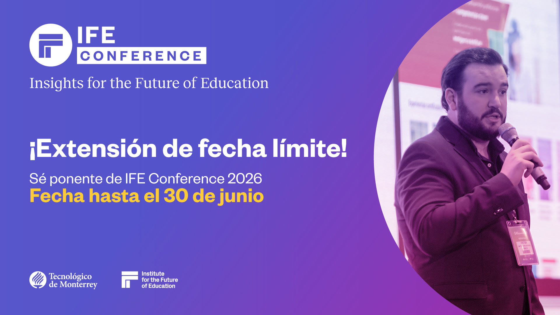 Convocatoria para ponentes – IFE Conference 2026