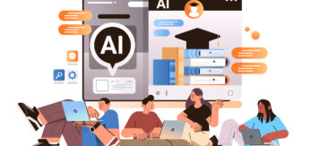 estudiantes aprendiendo y usando IA